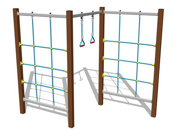 Šplhacia zostava - hnedá