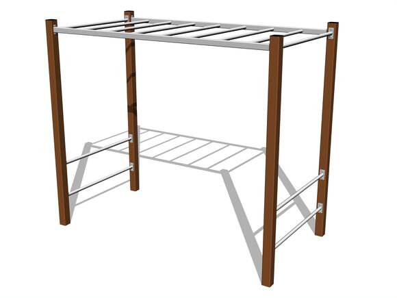 Šplhacia zostava - hnedá