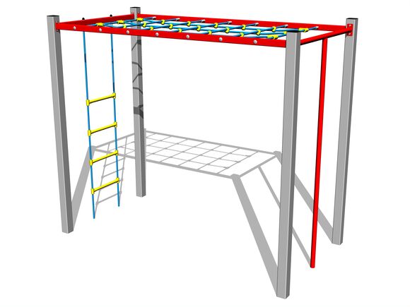 Šplhacia zostava - strieborná