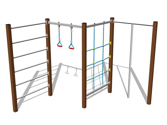 Šplhacia zostava - hnedá