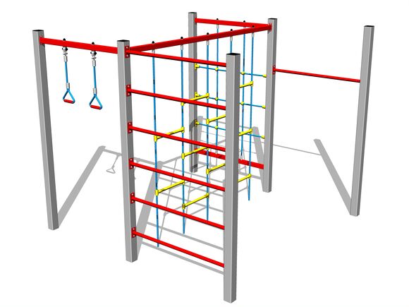 Šplhacia zostava - strieborná