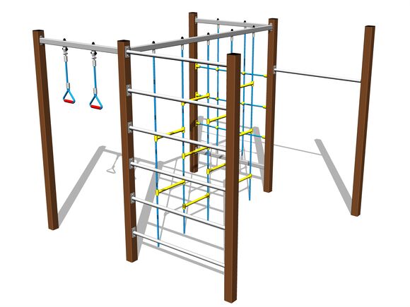 Šplhacia zostava - hnedá
