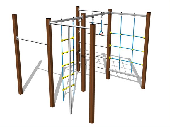 Šplhacia zostava - hnedá
