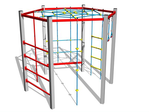 Šplhacia zostava - strieborná