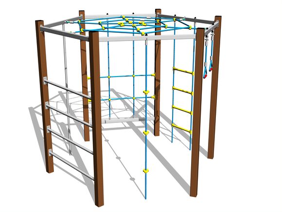 Šplhacia zostava - hnedá