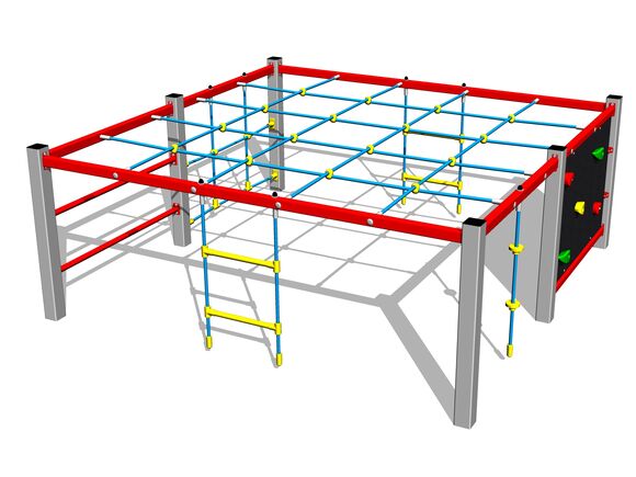 Šplhacia zostava - strieborná