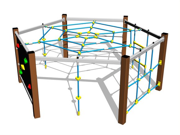 Šplhacia zostava - hnedá