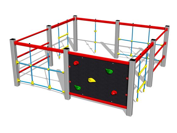 Šplhacia zostava - strieborná