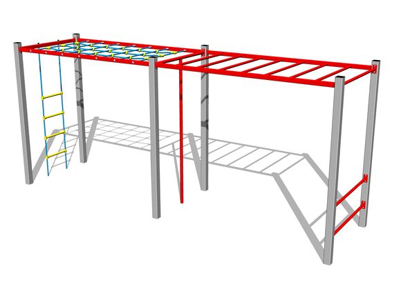 Šplhacia zostava - strieborná