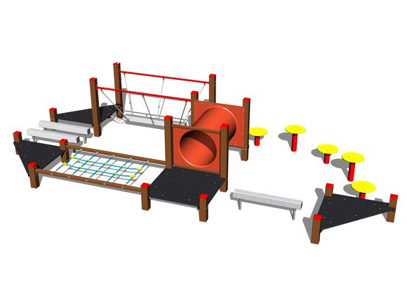 Chodník zručnosti SD101KW - hnedá