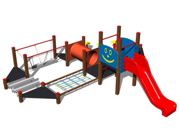 Chodník zručnosti SD102KW - hnedá