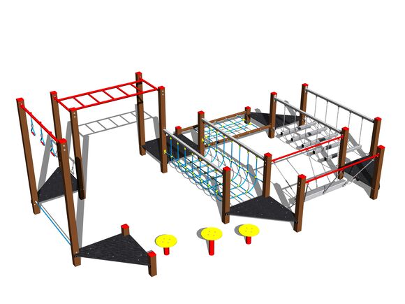 Chodník zručnosti SD105KW - hnedá