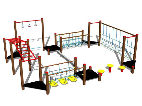 Chodník zručnosti SD108KW - hnedá