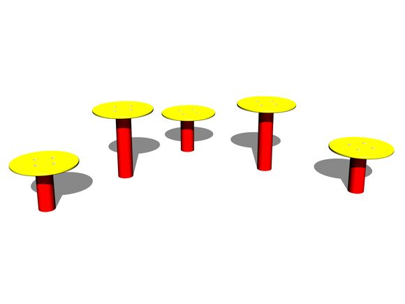 Chodník zručnosti SD112KR - červená