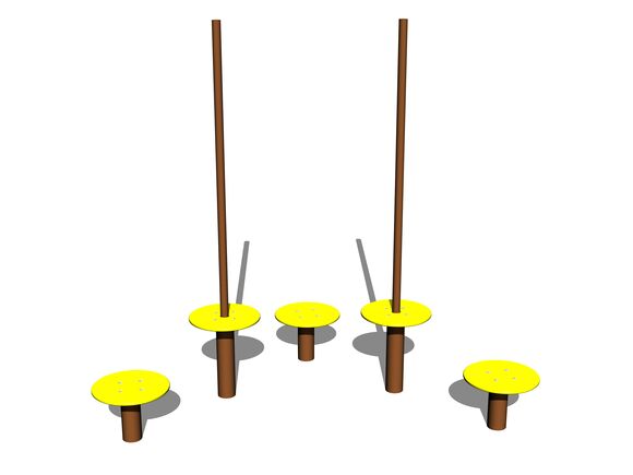 Chodník zručnosti SD113KW - hnedá