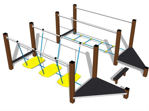 Chodník zručnosti - hnedá