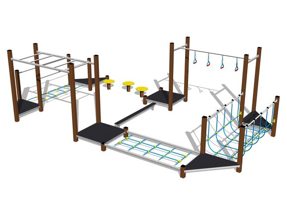 Chodník zručnosti - hnedá