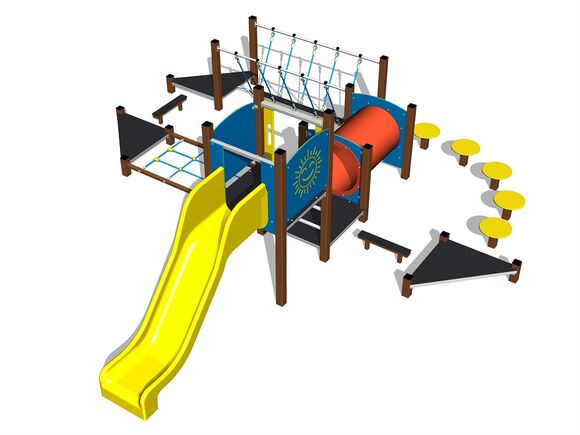 Chodník zručnosti - hnedá