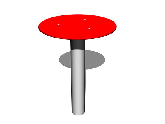 Stolík do pieskoviska ST001KR - červená