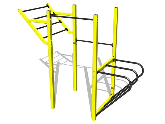 Street workoutová zostava WS8017YD - žltá