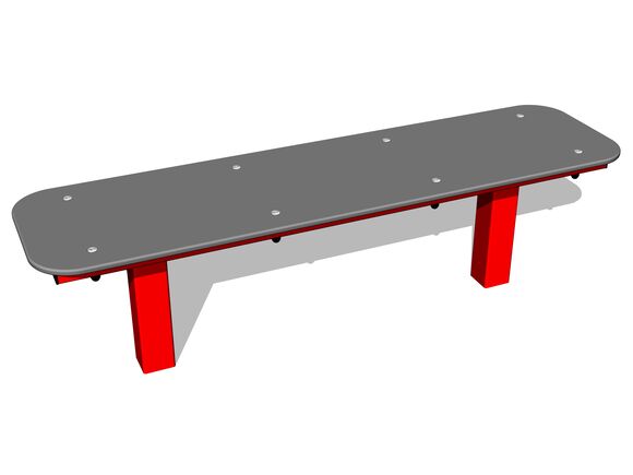 Street workoutový prvok wp8004RD - červená