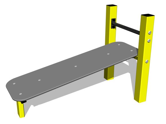 Street workoutový prvok WP8006YD - žltá