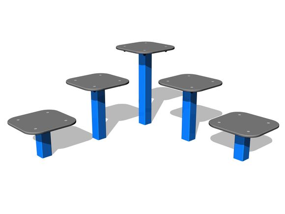 Street workoutový prvok WP8007BD - modrá