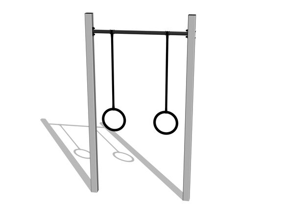 Street workoutový prvok WP8014SD - strieborná