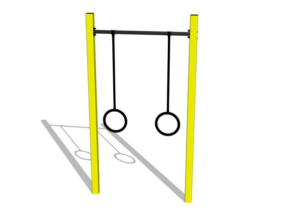 Street workoutový prvok WP8014YD - žltá