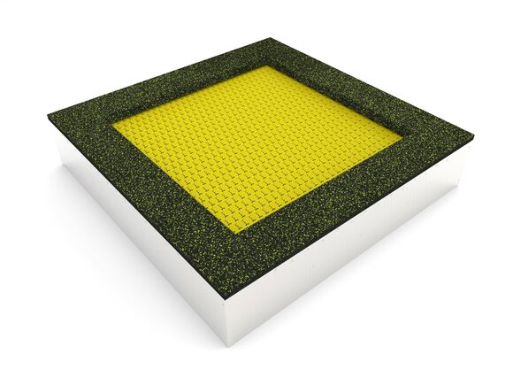 Trampolína do zeme TR-C210-YZ - žltá