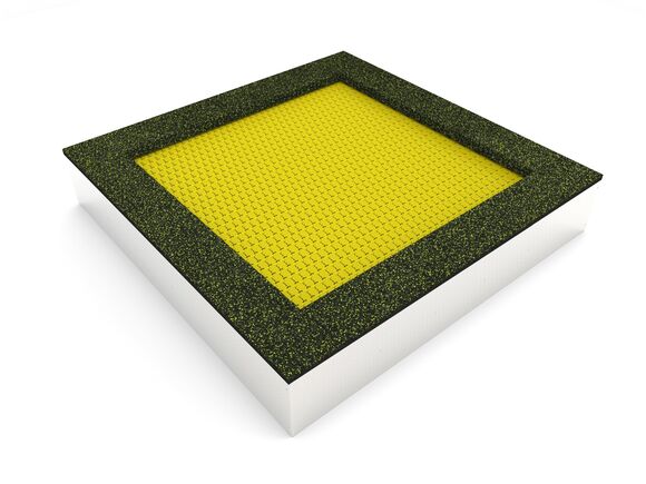 Trampolína do zeme TR-C240-YZ - žltá