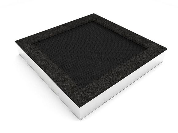 Trampolína do zeme TR-C260-DZ - čierna