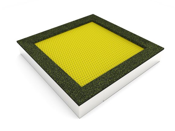 Trampolína do zeme TR-C260-YZ - žltá