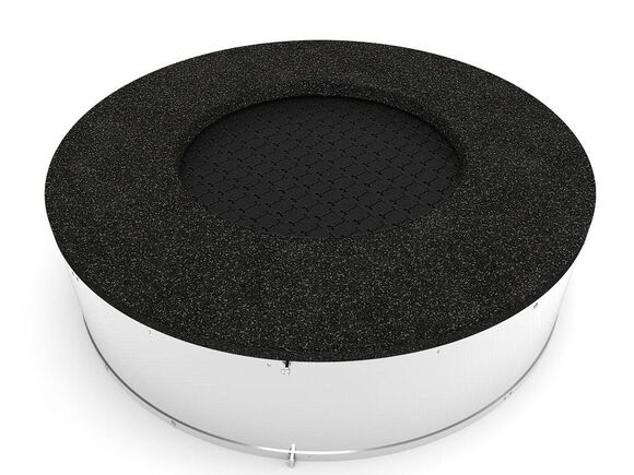 Trampolína do zeme TRA-K145-DZ - čierna