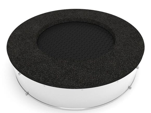 Trampolína do zeme TRA-K170-DZ - čierna