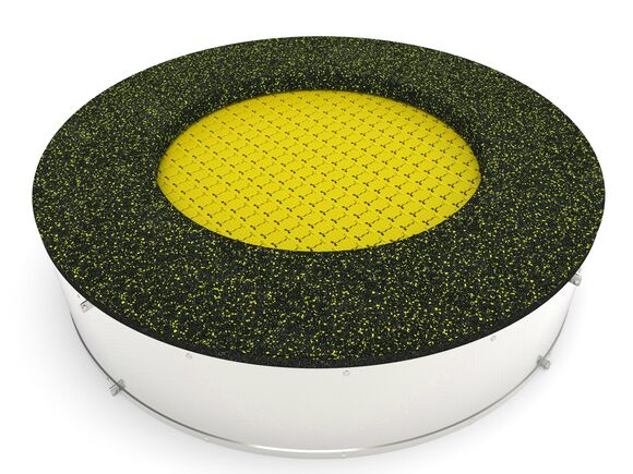 Trampolína do zeme TR-K170-YZ - žltá