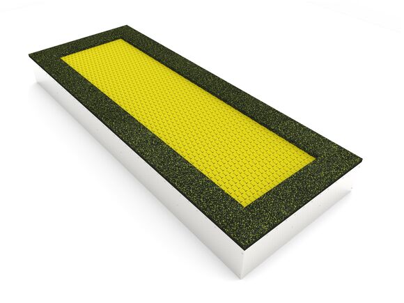 Trampolína do zeme TR-O420-YZ - žltá