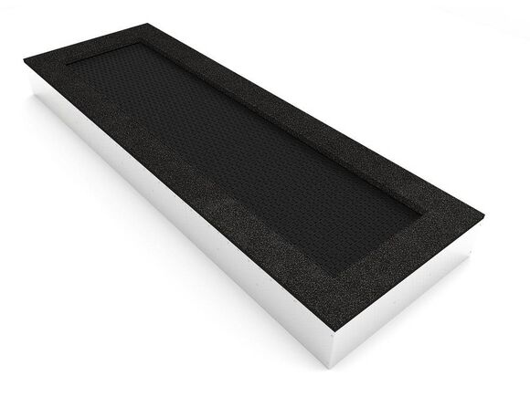 Trampolína do zeme TR-O470-DZ - čierna