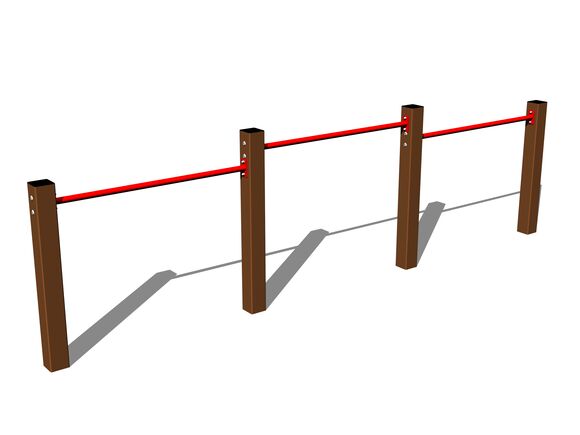 Trojhrazda HR301KW - hnědá