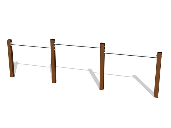 Trojhrazda - hnědá