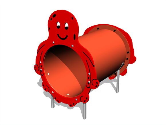 Tunelový prvok - Chobotnica MINI (UV stabilný) TUP1008K - celokovový