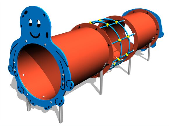 Tunelový prvok - Chobotnica MIDI (UV stabilný) TUP2008K - celokovový
