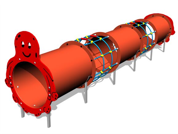 Tunelový prvok - Chobotnica MAXI (UV stabilný) TUP3008K - celokovový