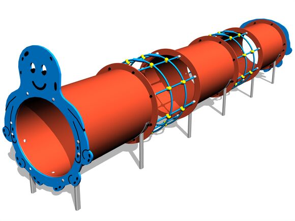 Tunelový prvok - Chobotnica MAXI (UV stabilný) TUP3008K - celokovový