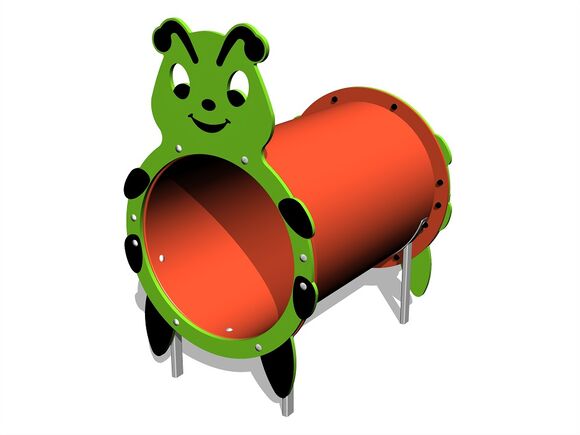 Tunelový prvok - Húsenica MINI (UV stabilný) TUP1002K - celokovový