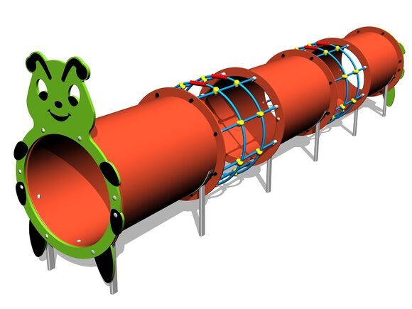 Tunelový prvok - Húsenica MAXI (UV stabilný) TUP3002K - celokovový