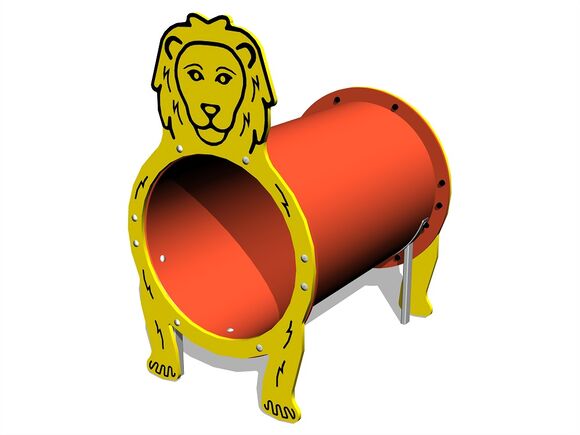 Tunelový prvok - Lev MINI (UV stabilný) TUP1007K - celokovový