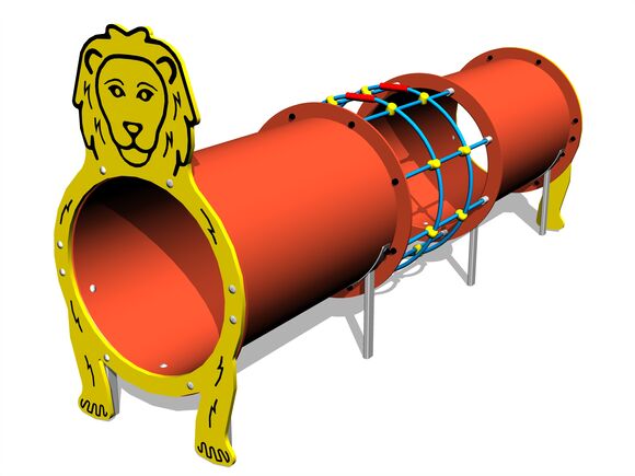 Tunelový prvok - Lev MIDI (UV stabilný) TUP2007K - celokovový