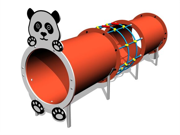 Tunelový prvok - Panda MIDI (UV stabilný) TUP2004K - celokovový