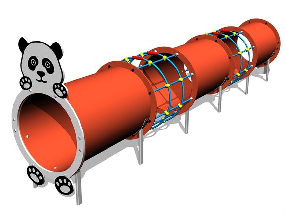 Tunelový prvok - Panda MAXI (UV stabilný) TUP3004K - celokovový